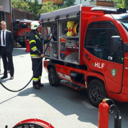 Magirus Lohr präsentiert voll elektrisches Feuerwehr-Fahrzeug
