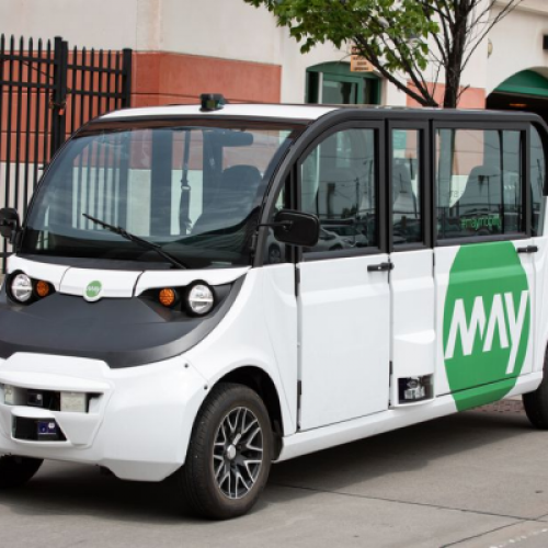 Small, autonomous shuttles for downtown transit in the U.S.