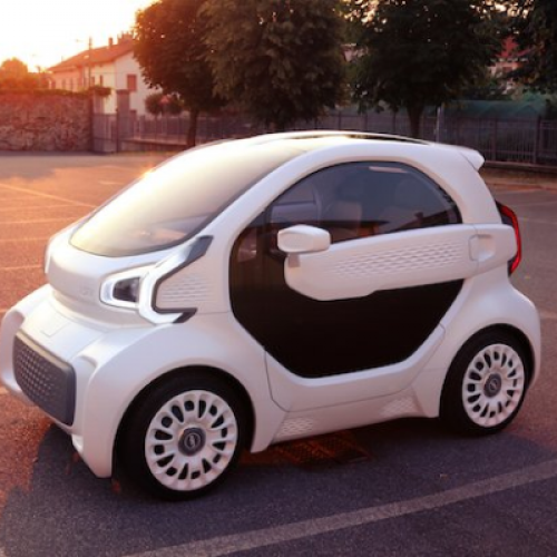 Mass-producible 3D printed electric car by Polymaker and XEV