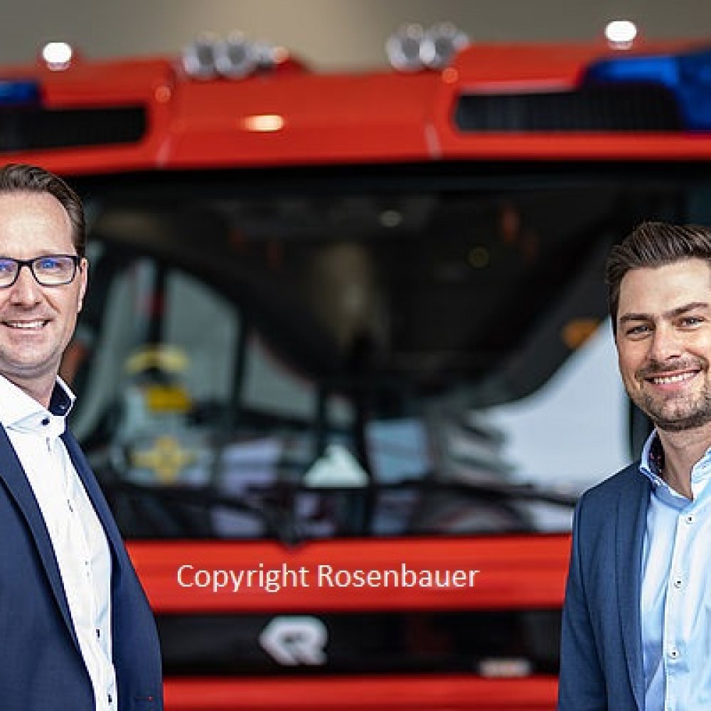 Markus Schachner und Michael Kaiser, Geschäftsführer der RED